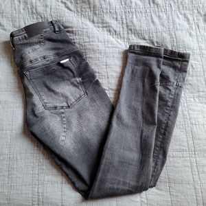 Kollar Clothing Distressed Grey Jeans